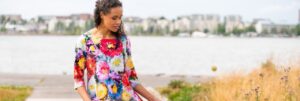 AINO Fioresa Marigold dress