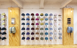 The wall of hats